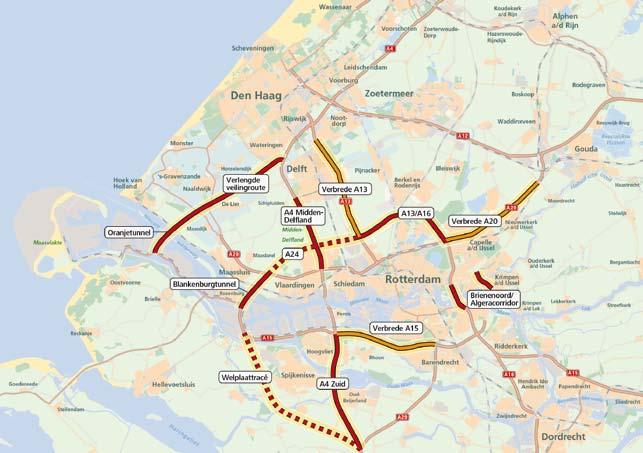 1. Inleiding 2. Probleemanalyse Het verkeer in de regio Rotterdam Den Haag is al decennia lang onderwerp van het maatschappelijk debat.
