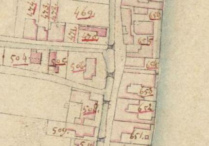 Kadastrale minuutplan 1817 Koog ad Zaan sectie B blad 1 (Rijksdienst voor het Cultureel Erfgoed) In 1856 wisselde het pand wederom van eigenaar.