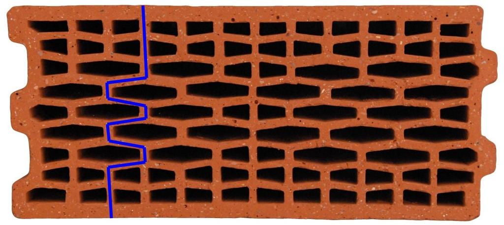 3 redenen waarom de 100% keramische K Blok van Dumoulin Bricks beter isoleert! Warmtestroom legt afstand af Het vooruitstrevend netwerk van perforaties van de K Blok staat dwars op de warmtestroom.