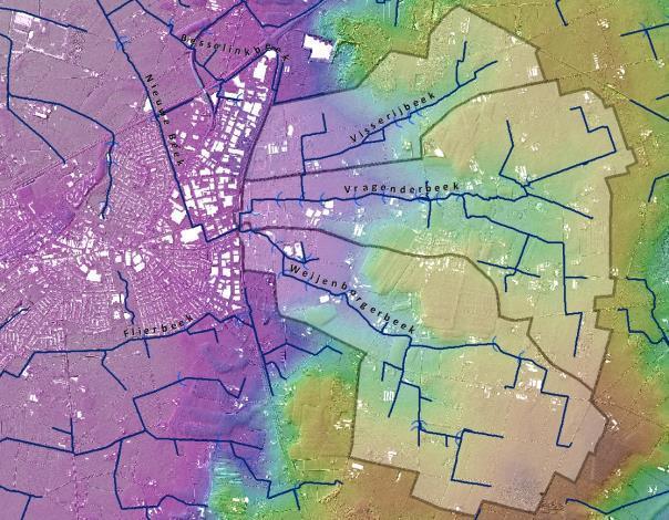 3 Gebiedsbeschrijving Dit hoofdstuk gaat in op de huidige situatie in en rond Lichtenvoorde en de stroomgebieden van de Visserijbeek, Vragenderbeek en Weijenborgerbeek.