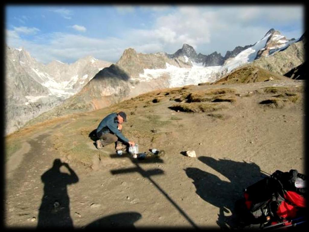 Op de col brengen we met ons vuurtje