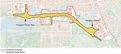 f iguur 1.1 Plangebied ZuidasDok en ligging van Zuidas Flanken Zuidas 1.