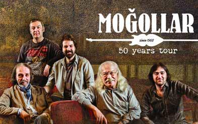 MOGOLLAR M&M GROEP (VOORPROGRAMMA) Vrijdag 17 november 2017-20.15u Mogollar is al 40 jaar één van de pioniers van de Turkse rockmuziek.
