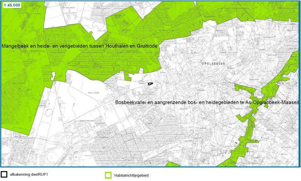Pagina 7 van 21 BE0112000154 3.2 Beschrijving van de SBZ-H BE2200030 Mangelbeek en heide- en vengebieden tussen Houthalen en Gruitrode 3.2.1 Afbakening en aanduiding van het gebied Figuur 3.