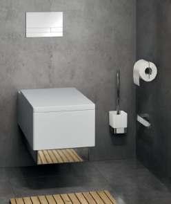 KLUDI E2 Een stijl voor het geheel Optische uniformiteit loont ook in de WC ruimte.