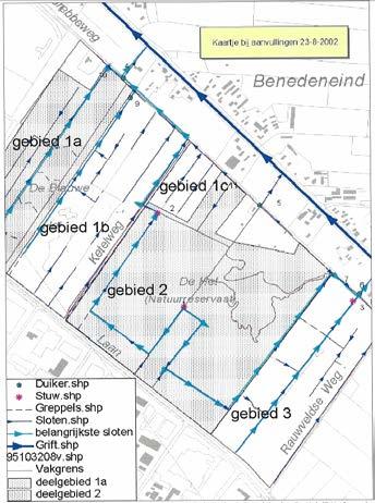 Inundatie Behalve de drainerende werking van de waterlopen is ook de kwaliteit van het oppervlaktewater van invloed op het Natura 2000-gebied.