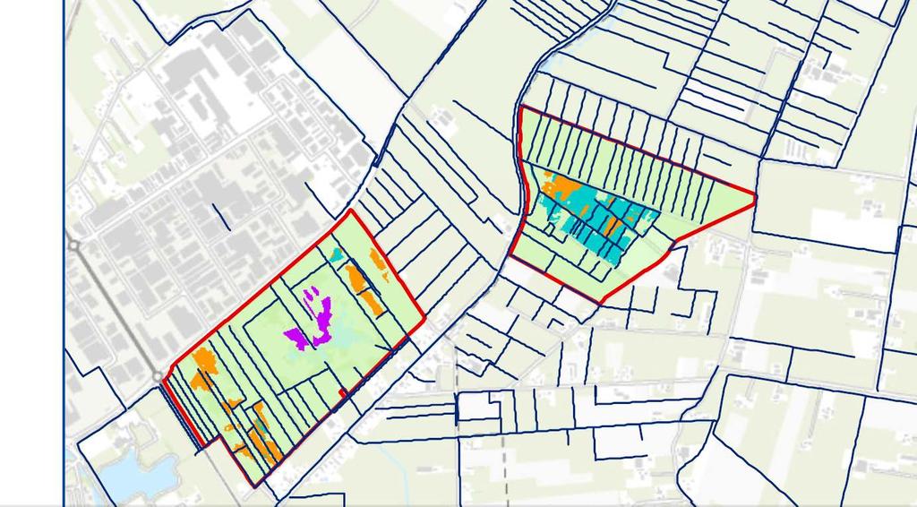 5.4.1 Uitwerking en effecten van waterhuishoudkundige maatregelen in en rond het Natura 2000 gebied Opzetten van peilen in sloten en dempen en afdammen van sloten binnen begrenzing Natura 2000-gebied