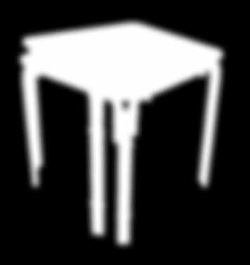 MEUBILAIR / OUTDOOR RVS stapelbare bistrotafels Tafel met RVS