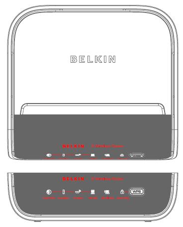 Kennismaken met uw router Inhoud van de verpakking Beknopte installatiehandleiding Installatie-cd met Setup-Assistent software en handleiding Belkin RJ45 Ethernet-netwerkkabel Voedingsadapter De