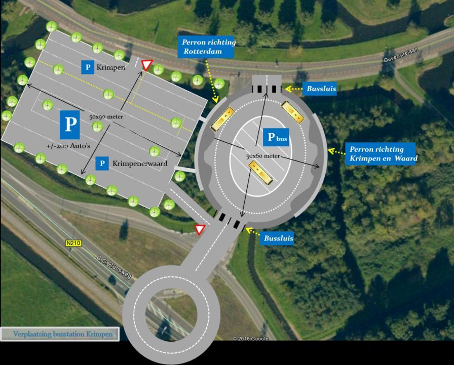 Verplaatsing busstation Het voorstel is om het busstation te verplaatsen naar een locatie in de buurt van de rotonde Carpe Diem /de bussluis Ouverturelaan.