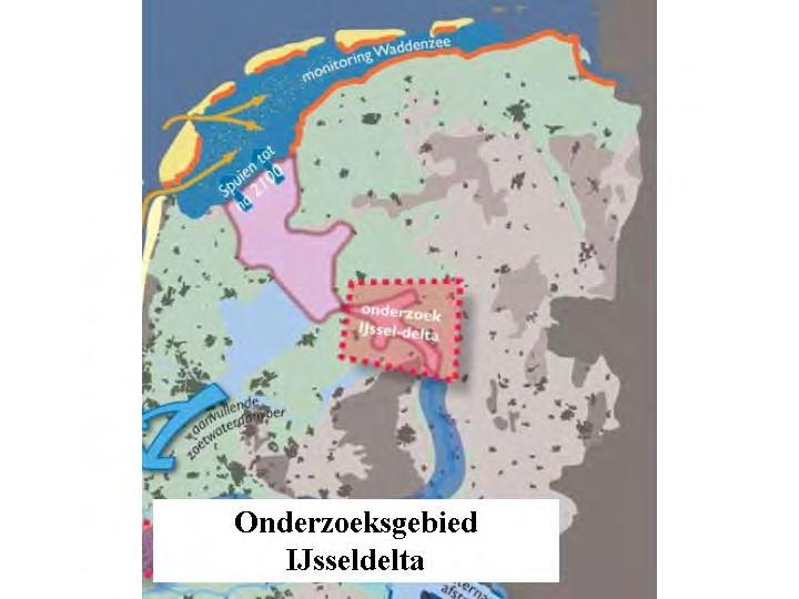 R a p p o r t S a m e n W e r k e n m e t W a t e r (Deltacommissie onder voorzitterschap van Veerman) Om zo lang mogelijk zonder problemen te kunnen spuien naar de Waddenzee, kiest de commissie voor