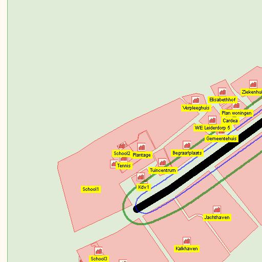 Externe veiligheid A4 woningbouw Cardea-terrein gemeente Leiderdorp 9 4. Resultaat risicoberekening 4.1.