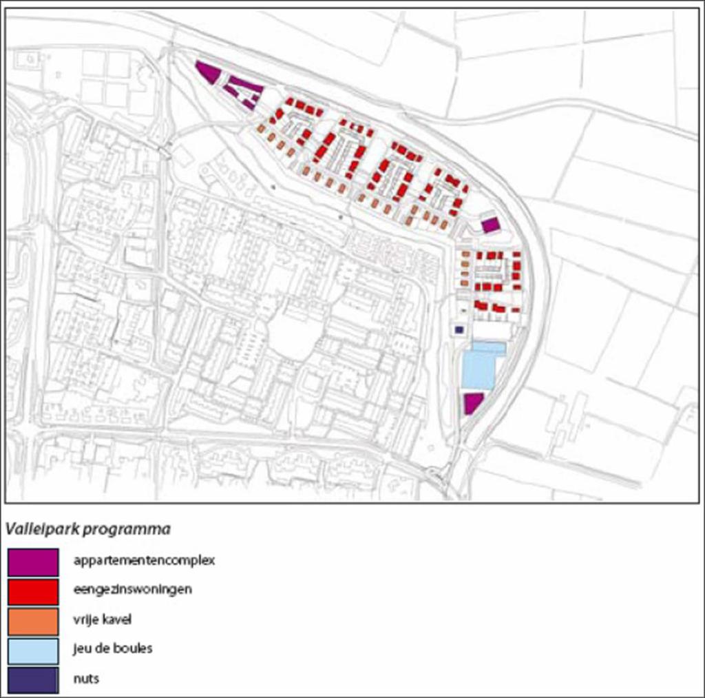 Projectnummer: SB G/POLR/536607 4. Valleipark 4.1 Ligging De ligging van het Valleipark is in onderstaande figuur weergegeven.