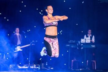 wereldkampioene aerobic Marlies Torfs, die een indrukwekkende demonstratie van haar kunnen gaf. Ondernemer van 2016 werden Wim en Sofie en hun ganse ploeg medewerkers van Wim Verhuur.