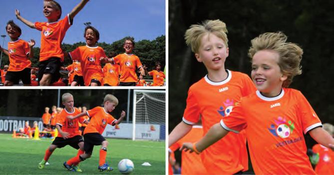 3 dagen plezier maar wel thuis slapen Het speciaal voor de Clubvoetbaldagen ontwikkelde trainingsprogramma zorgt ervoor dat elke voetballer op zijn of haar niveau volop geniet van deze voetbaldagen.