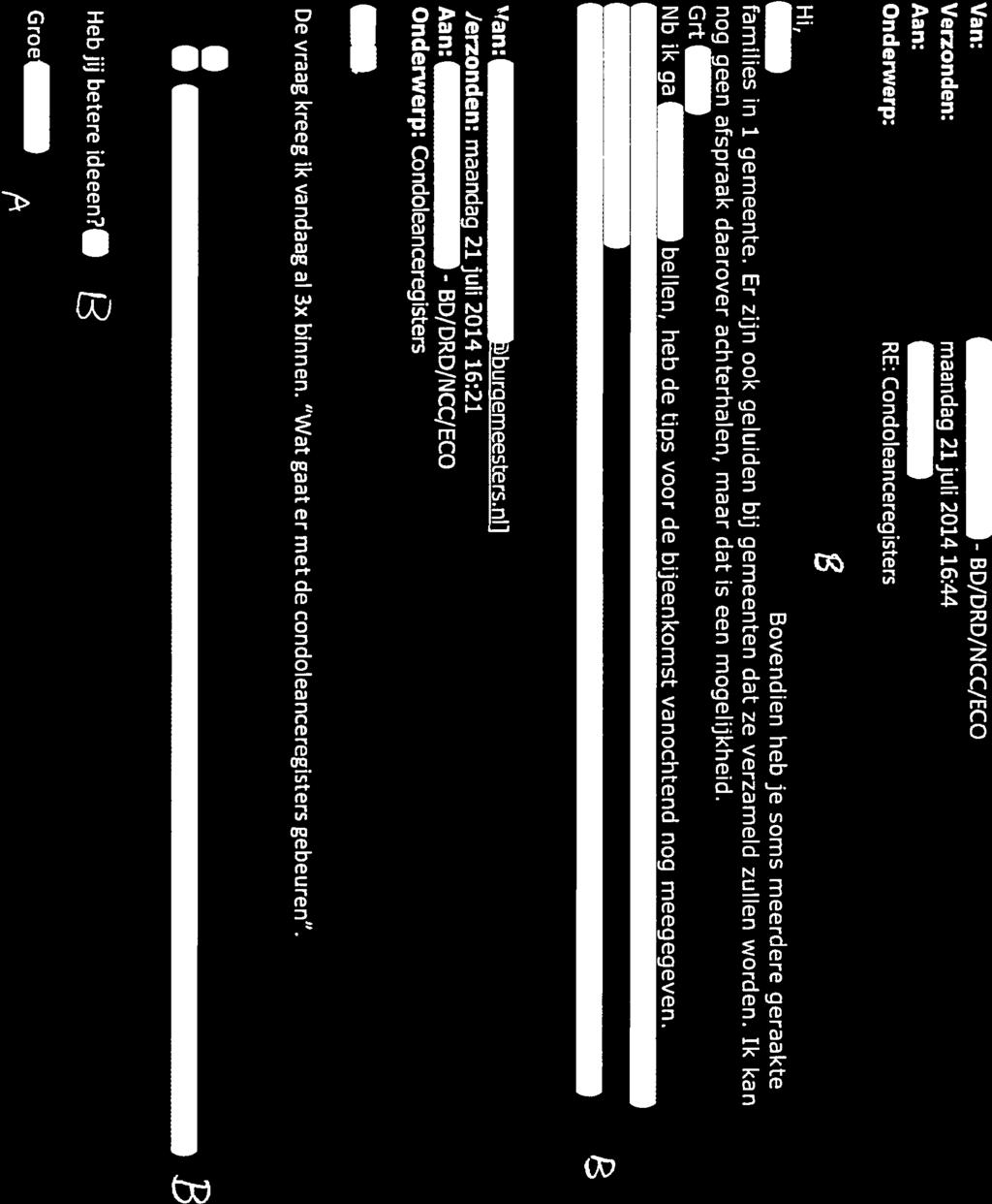 373 H 9 Van: Verzonden: BD/DRD/NCC/ECO maandag 2 juli 204 6:44 RE: Condoleanceregisters [Ii, Bovendien