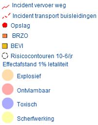 Transport van gevaarlijke stoffen Transport over de weg Over de Rijksweg A67 (afrit 35 Someren afrit 38 Helden) vindt vervoer van gevaarlijke stoffen plaats.
