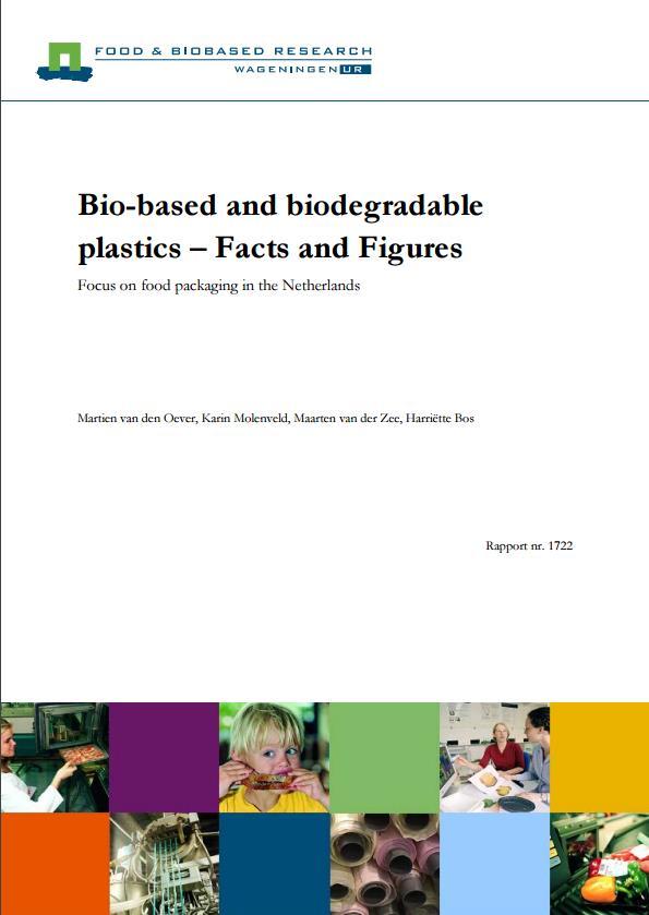 Handig basisdocument: Catalogus biobased verpakkingen - WUR Net verschenen: Bio-based and biodegradable plastics facts and figures WUR in opdracht