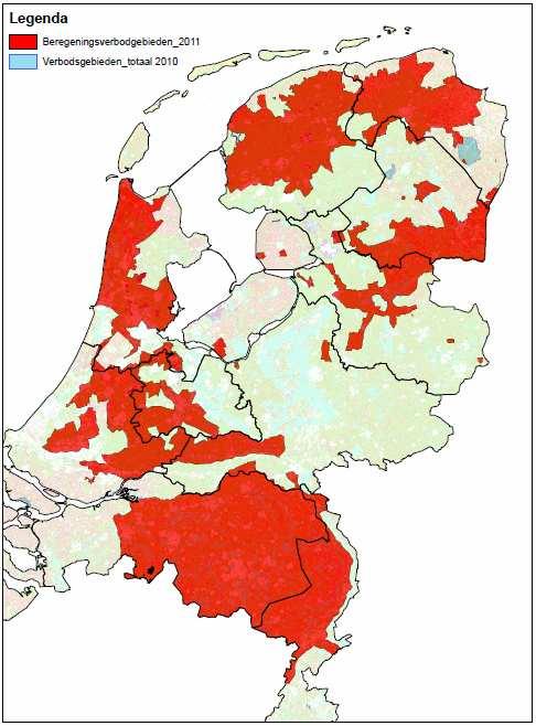 AKKERBOUW voorstellen hiertoe, stelt de minister van EL&I de verbodsgebieden voor het nieuwe seizoen vast.