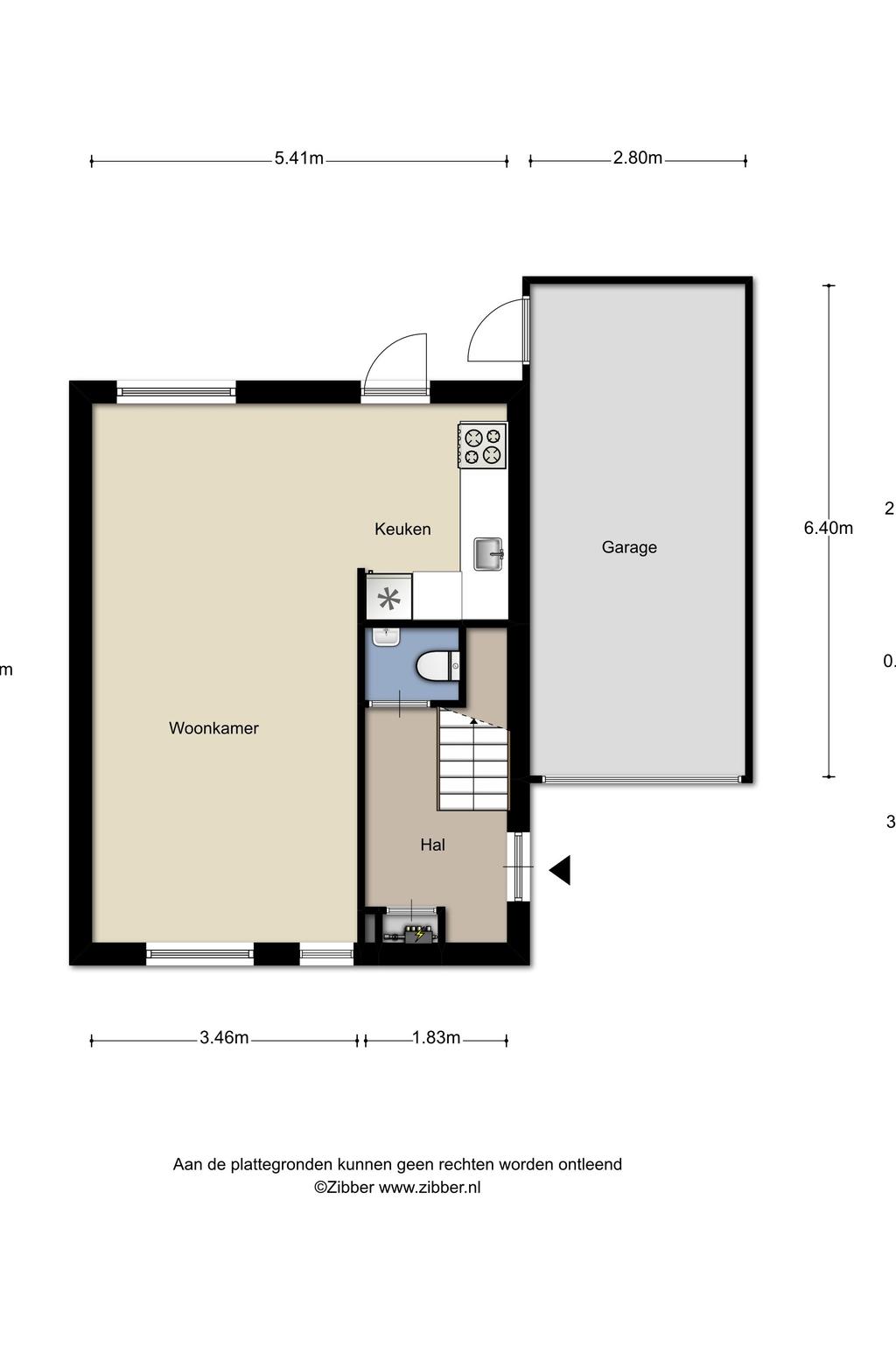 Plattegrond begane