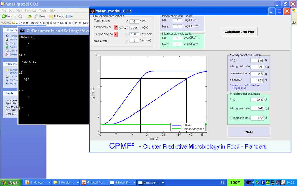 (t Tmin ) Ln(k ) = C0 + C1 C2 2 + + C3aw + C4 aw T T2 µmax (T, ph ) = µopt.τ (T ). ρ ( ph ) MODELS CAN HELP m yi = σ ( w j p j + β r ) j =1 EA k = k0.e R.T k = cst + a1.t + a2. ph + a3.t ² + a4.