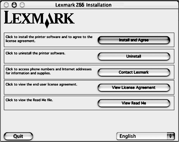 d Start de computer opnieuw op voordat u de printersoftware opnieuw installeert. Printersoftware installeren a Plaats de cd met printersoftware in het cd-romstation.