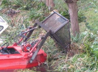 Hier hebben wij de kerk van binnen bezichtigd en na +/- 3 km hadden wij een plaspauze bij een boerderij op t