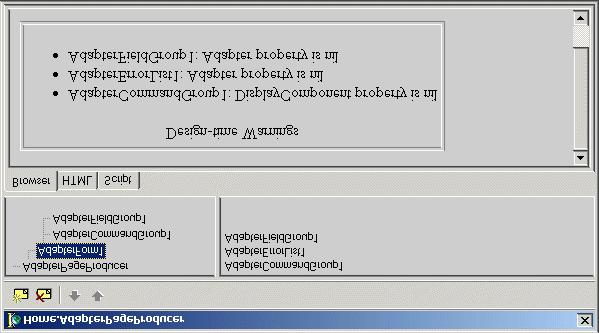 (OnUpdateValue) en te laten zien (met OnGetDisplayText). Zie de on-line help voor meer informatie over de verschille adapterveld soorten.