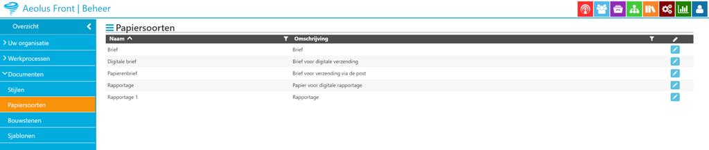 29 HOOFDSTUK 8 Documenten 8.1 Stijlen In de module documenten star