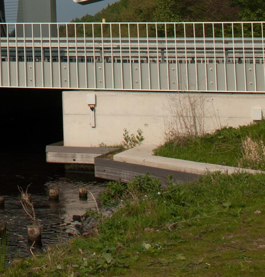 leuning aan de tunnelbak 16 Voorbeeld van een