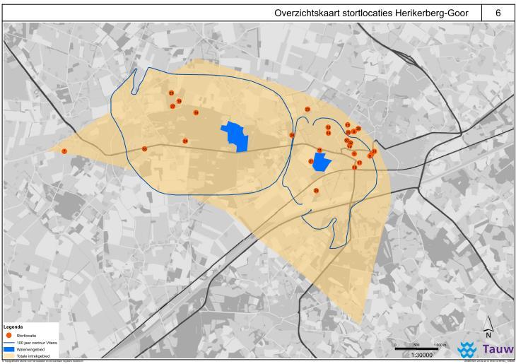 Afbeelding 5.7 Overzicht stortlocaties [ref. 4] 5.3 Relevante ontwikkelingen 5.3.1 Hotspotanalyse waterschappen naar geneesmiddelen Voor deze winning speelt de invloed van het oppervlaktewater een belangrijke rol.