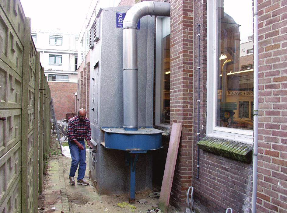 Afzuiginstallatie elektrische machines