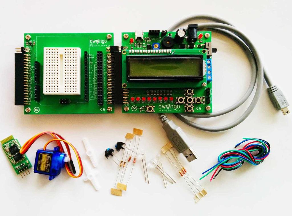 Materiaal Dwenguino Arduino met