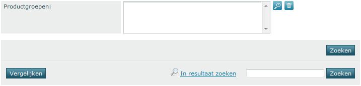 4.1.2 Het zoekresultaat verfijnen Afbeelding 10: Zoekcriteria Klik op In resultaat zoeken Geef een zoekterm in Klik op Zoeken Het systeem zal nu niet in alle artikelen gaan zoeken, maar enkel in het