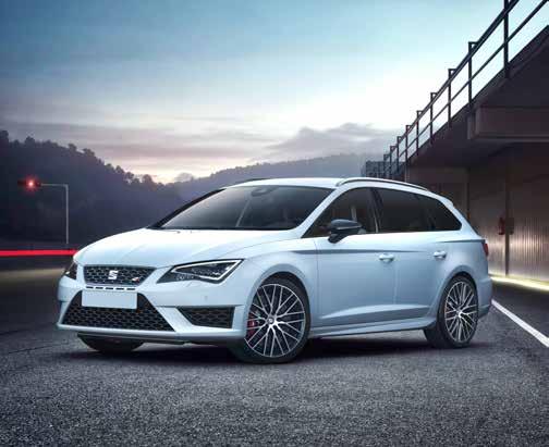 de automobiele middenklasse. SEAT LEON ST CUPRA De nieuwe SEAT Leon ST Cupra staat voor prestaties, dynamisch design, prachtig comfort en extra praktisch gebruiksgemak.