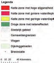 Handelingsperspectief Bij een Ergst Denkbare Overstroming in het noordelijke kustgebied is er zeer weinig tijd om de bevolking in veiligheid te brengen.