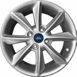 Ford Fiesta 2017 Gemonteerd met 195/60 R15 winterbanden Ford Fiesta 2017- Continental