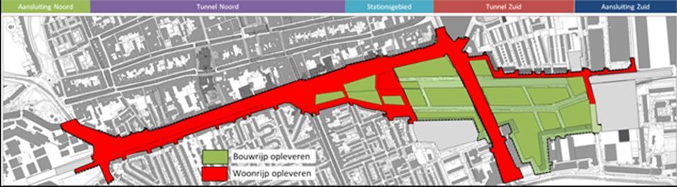 4 De scope van OBS (het project) Het Ontwikkelingsbedrijf Spoorzone Delft B.V.