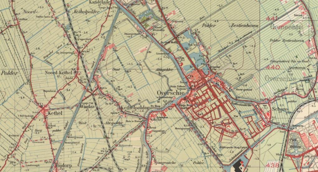 Historie locatie voor 1990 1950 Het gebied staat nog bekend als de Oost-Abtspolder.