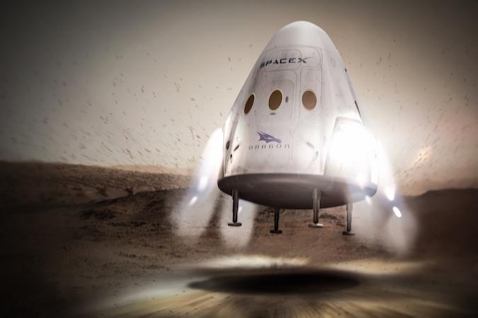 SPACEX WIL IN 2018 NAAR MARS Het ruimtevaartbedrijf SpaceX heeft eind april aangekondigd dat het ruimtevaartuigen naar de rode planeet wil sturen.