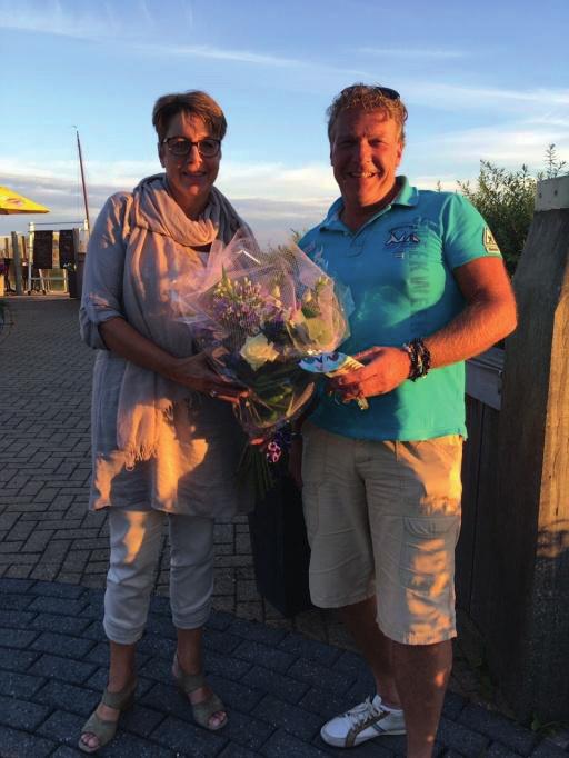 augustus j.l. heeft het bestuur afscheid genomen van haar voorzitter, Eric van der Knaap.