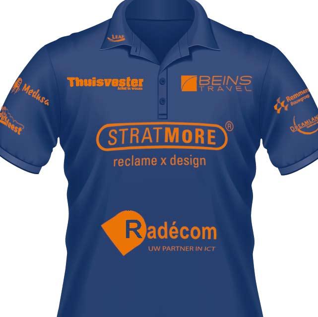 Sponsors Logo t-shirt Small E 350,- Medium E 550,- Large s 1250 E