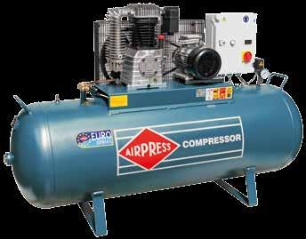 ZUIGERCOMPRESSOREN K-serie industriële lijn 36510-N 3 146,- COMPRESSOR K 500-700S STER DRIEHOEK STARTER 700 l/min - 42 m³/hr Effectieve capaciteit 420 l/min - 25,2 m³/hr 500 l 5,5 pk