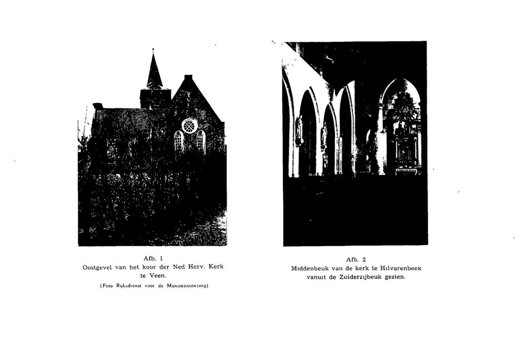 Afb. l Oostgevel van het koor der Ned Herv. Kerk te Veen.