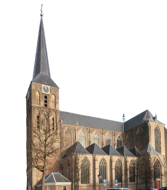 2 3 4 Broederkerk Broederstraat 16, Kampen. Deze tweebeukige hallenkerk is oorspronkelijk een kloosterkerk, gebouwd in de 14de eeuw door de Kamper Minderbroeders.