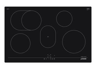 JUNKER Verkoophandboek 2018 25 NEW Bakken & Koken 80 Touch Control Residual heat Indicator Induction 60 Touch Control Residual heat Indicator Combi Induction JI 48HT14 Separate inductiekookplaat,