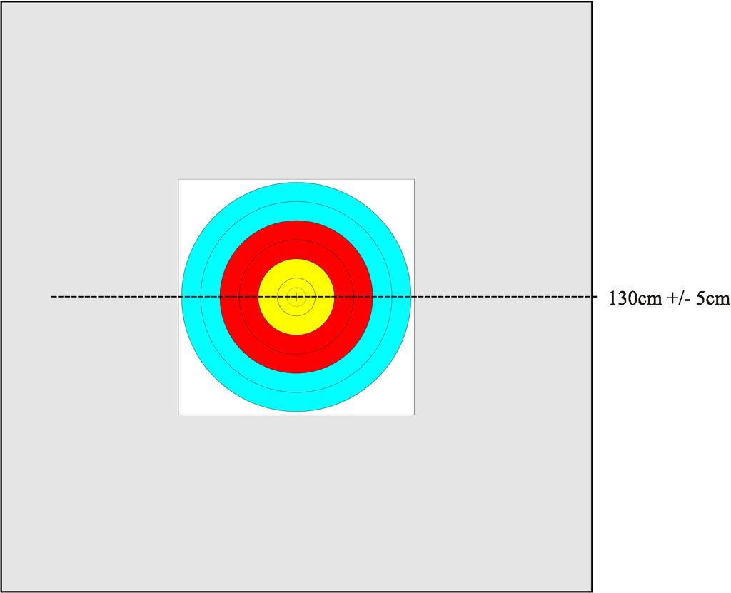 Image 10: 1 x 5-10 Scoring Zones Target Face Opzet voor indoor