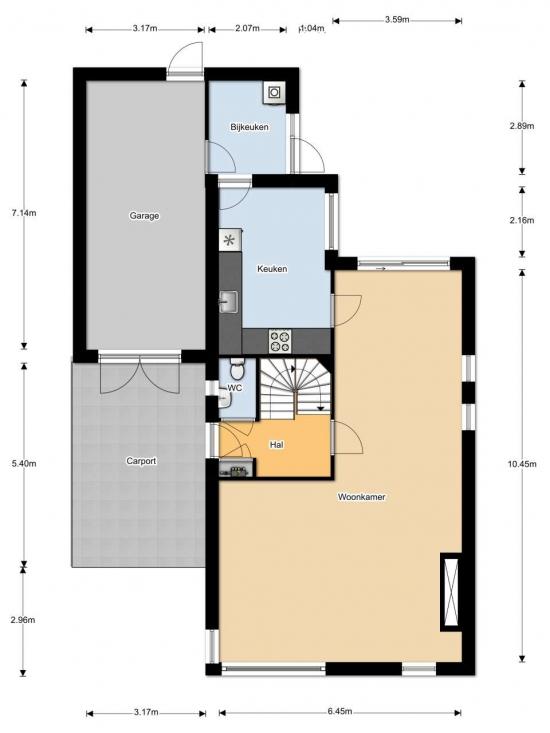 Plattegrond Erve Totman 10