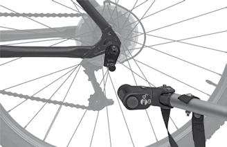 Croozer inrichten als fietsaanhanger Askoppeling aan de fiets monteren De koppeling wordt altijd aan de in rijrichting gezien linker kant van de fi ets gemonteerd.