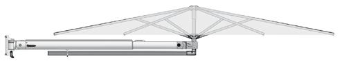 Afmetingen Bevestiging MUURBEUGEL DRAAIBAAR 2.70 m 0.40 m 25 cm 25 cm 1.40 m tot 1.